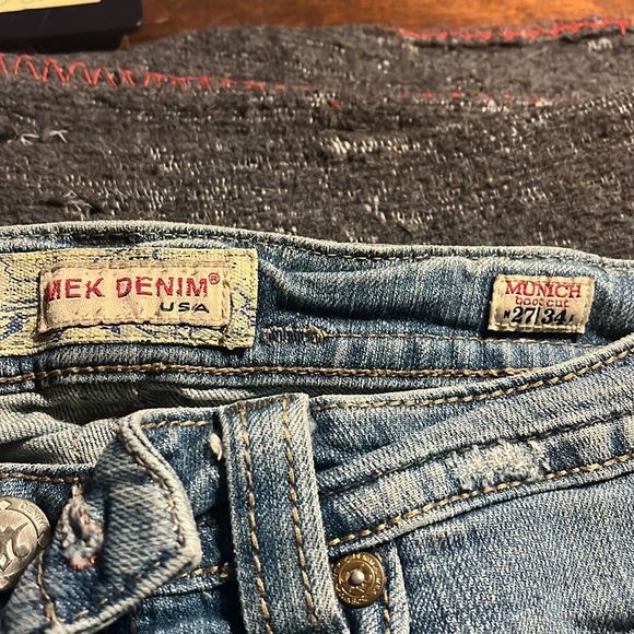 MEK jeans size 27/34 - Picture 3 of 6
